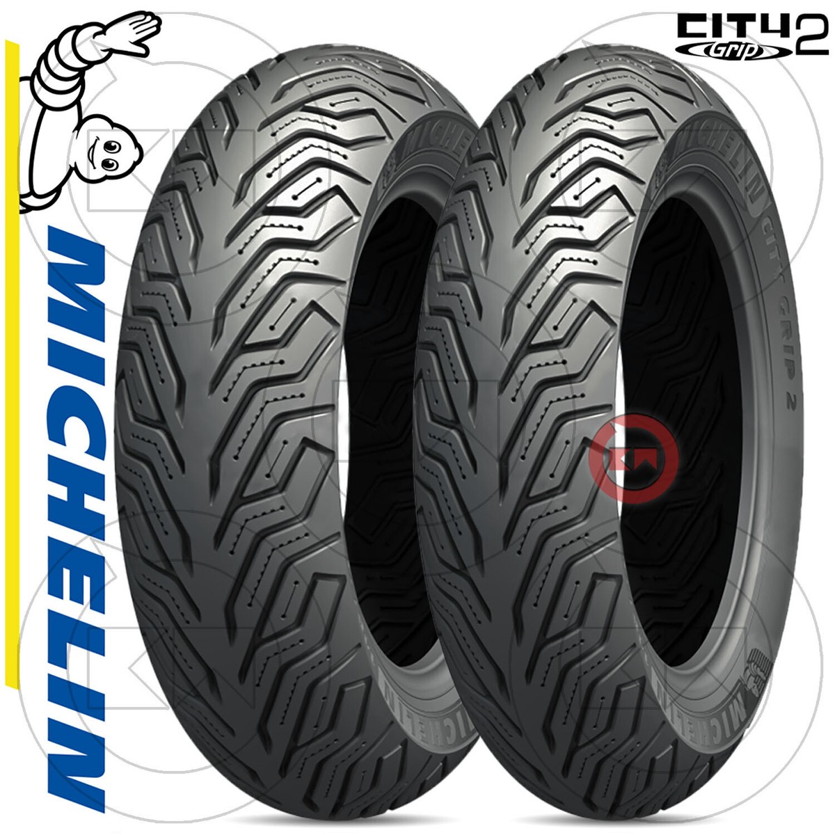 PNEUMATICI MICHELIN CITY GRIP ANTERIORE E POSTERIORE PIAGGIO