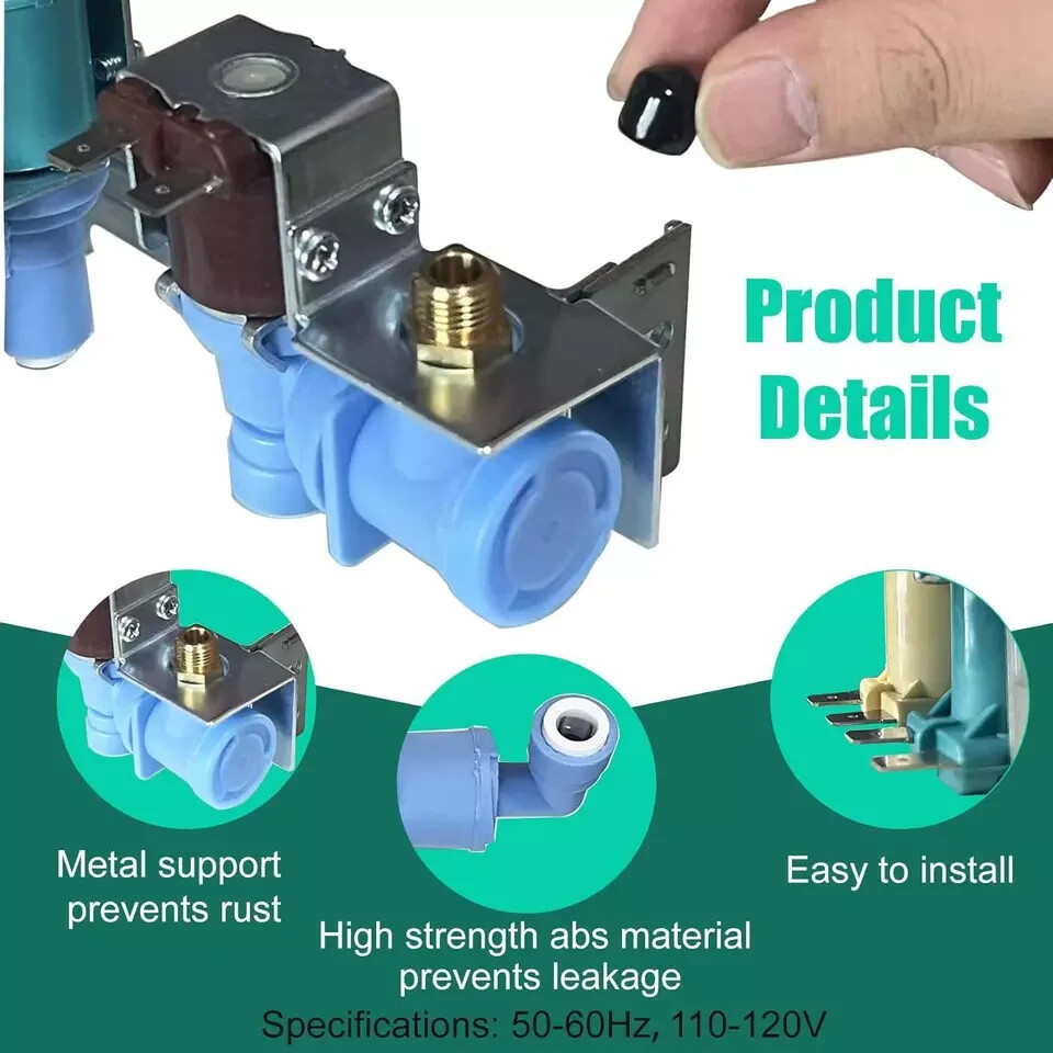 Protac 4-Way Water Valve Replacement For Electrolux Kenmore Refrigerators - Model 242253002