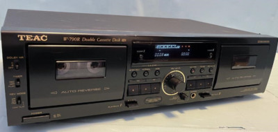 TEAC W-790R Double Cassette Deck Black Good | eBay