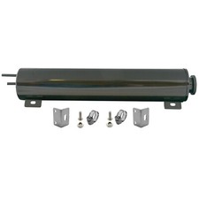 Black Universal 3 X 16 Radiator Coolant Overflow Tank Stainless Steel 52oz Black Universal 3 X 16 Radiator Coolant Overflow Tank Stainless Steel 52oz