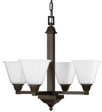 Sea Gull Denhelm 24 4 Light Chandelier, Burnt...