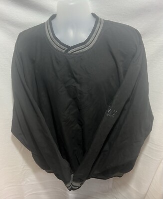 Sun Microsystems Mens North End XL Black Long Sleeve Pullover Windbreaker NWT