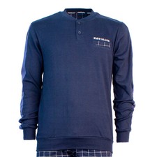 Pigiama Juventus Uomo - Grigio Antracite Con Logo - 100% Cotone Originale - Foto 11