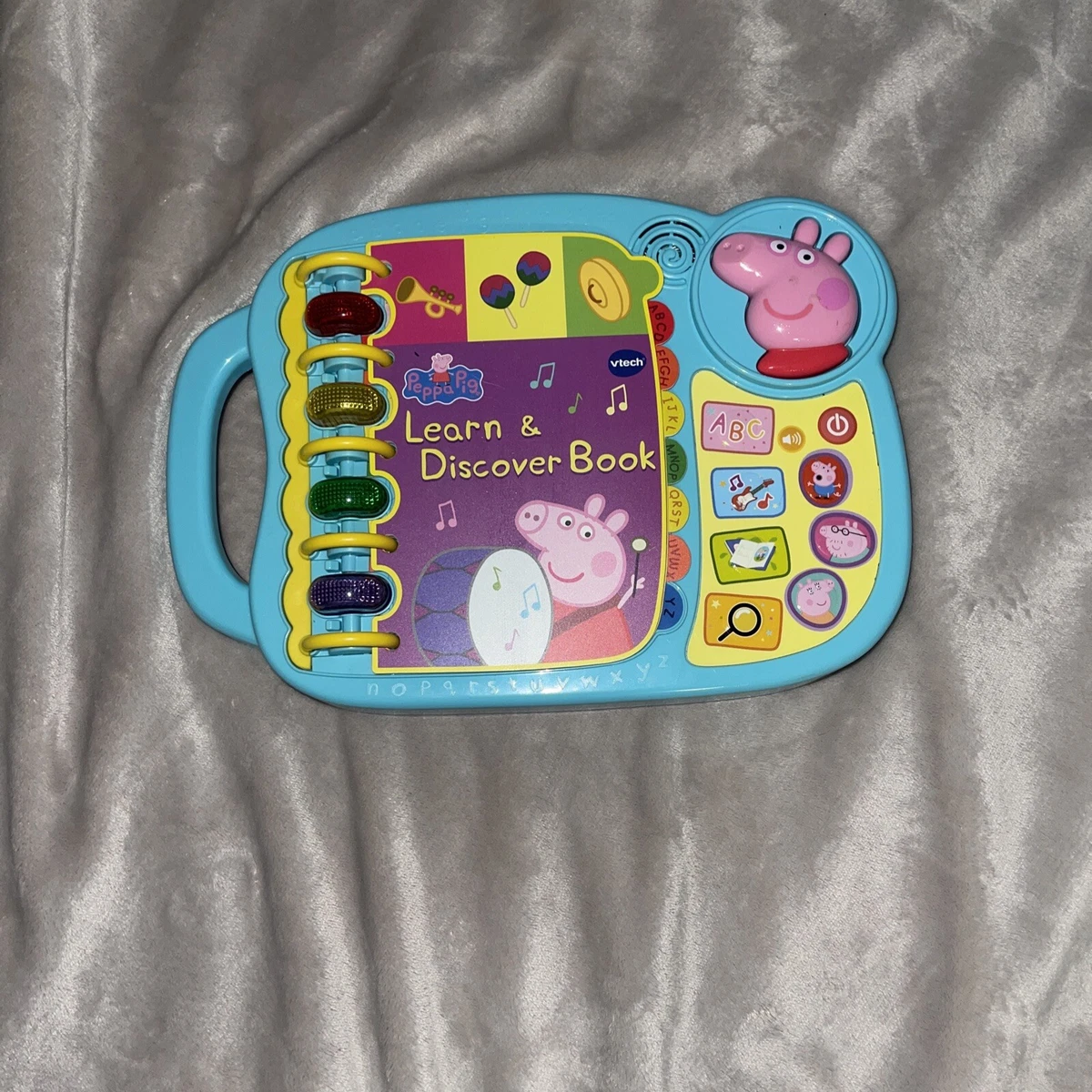 VTech Peppa Pig Learn Discover Book Interactive Alphabet