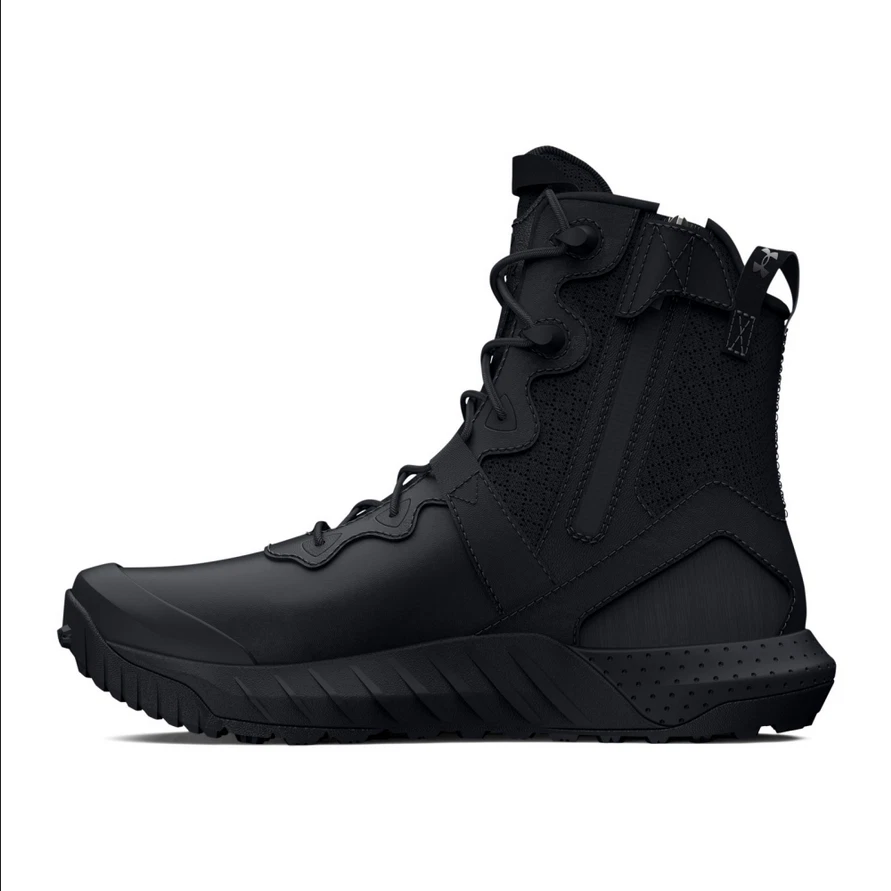 UNDER AMOUR MENS BLACK BOOT UA MG VALSETZ LTHR WP ZIP 3026738-001 - Image 3 of 4