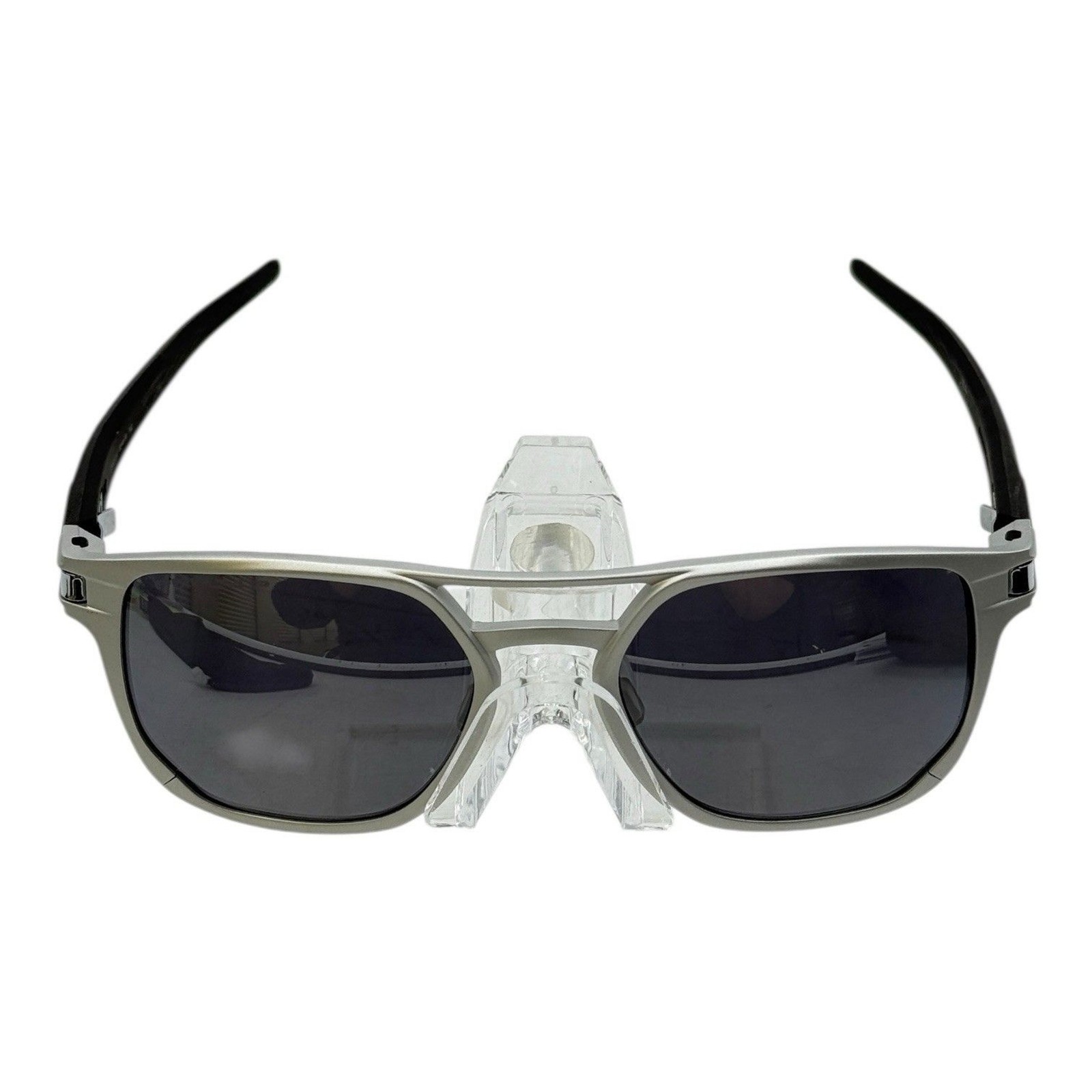 OAKLEY Latch Alpha Men's Polarized Sunglasses Matte Silver/Prizm OO4128-0153 image 3