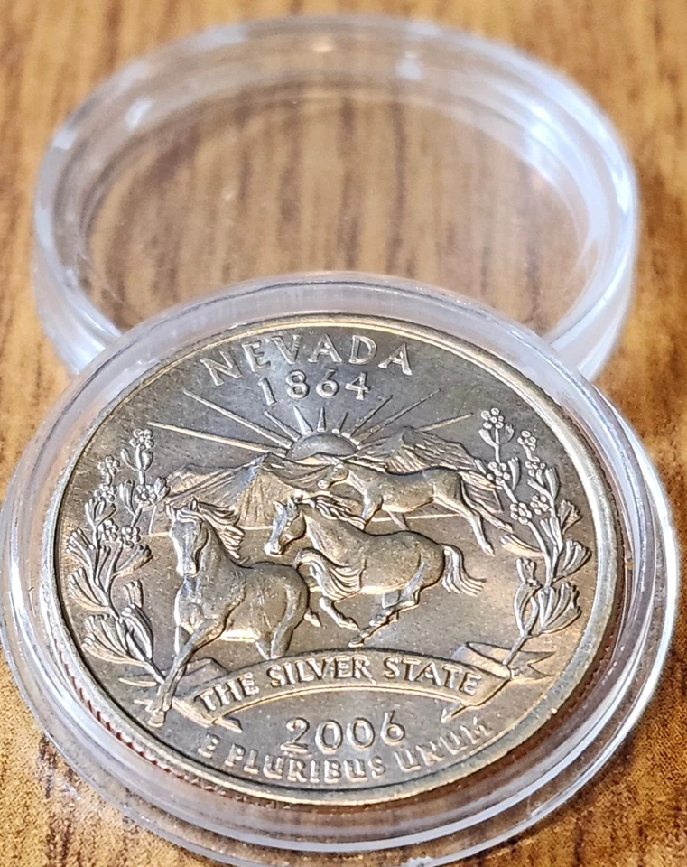 50% Off Sale - 2006D Nevada State Collectible Quarter from Bank Rolls - Image 2 of 4