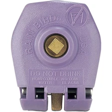 Rain Bird 3/4 Brass Quick Coupling Valve with Double-Lug Keyway and Purple