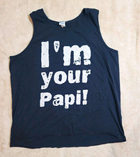 Port  Company Fan Favorite Men's 2XL Black Sleeveless Papi Graphic Tank Tee