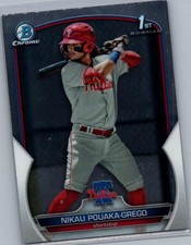 2023 Bowman #BCP-89 Nikau Pouaka-Grego Chrome Prospects