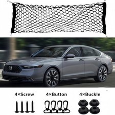 Brand New Rear Trunk Envelope Style Mesh Cargo Net For Honda Accord 2013-2025
