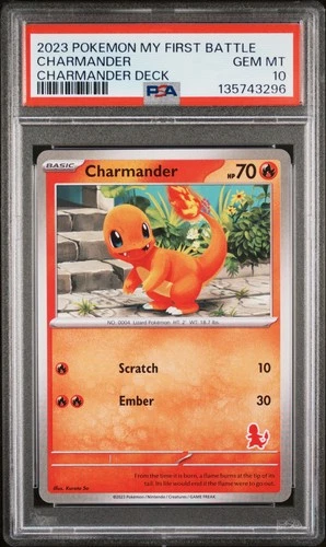 2023 POKEMON MY FIRST BATTLE-CHARMANDER DECK CHARMANDER PSA 10