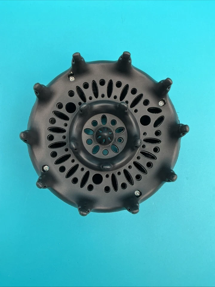 Difusor de Cabello Orquídea Negra Profesional 6" Ondas Rizadas Textura Natural Foto 2 de 3