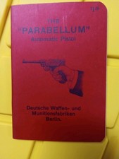 1964 The PARABELLUM Automatic Pistol softcover w/ fold-out tables GUNS ammo