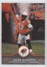 2016 Upper Deck CFL Jovan Olafioye #84 0h1