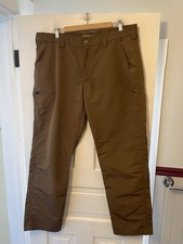 5.11 Tactical Pants Mens 38x34 Brown Chino Ripstop Polyester Casual Workwear