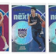 2017-18 Panini NBA Hoops Basketball We Got Next Insert #15 Justin Jackson