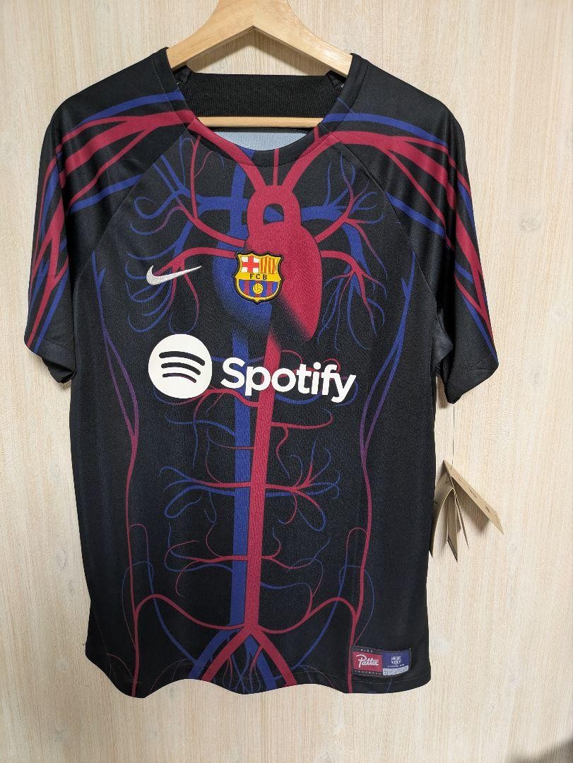FC Barcelona x patta x nike ゲームシャツ　バルセロナ Nike FC Barcelona x Patta Game Shirt L Unused Black Red