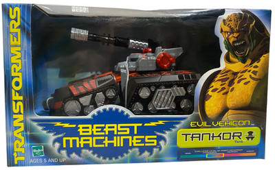 Transformers Tankor Beast Machines Vtg 1999 Action Figure NEW Evil Vehicon Tank
