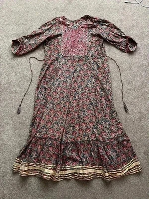 Damen Punjabi Anarkali Kurti Eid Navratri Garba Diwali - Bild 1 von 2