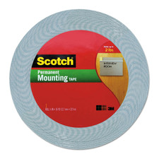 Double Coated Urethane Foam Tape 4016, 1" X 36 Yards, Indoor Mounting, Bonding,