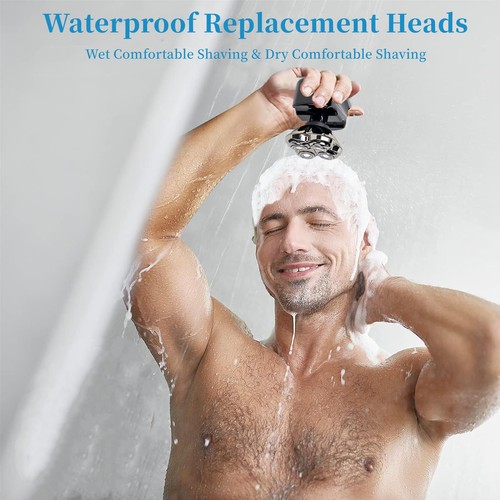 Shaver Head Replacement Blade for Skull Shaver Pitbull Gold Silver Platinum PRO - Picture 3 of 7