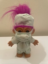 RUSS 5" TROLL DOCTOR SURGEON SCRUBS PINK HAIR