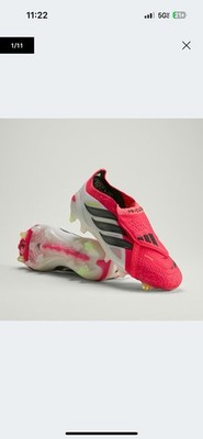 adidas Predator Elite Foldover Tongue FG Soccer Cleats Size 11.5