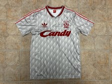 Liverpool Football Club Soccer Jersey Men’s Size L Candy Sponsor 90’s Adidas