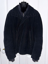 Jil Sander Men?s 2-in-1 Corduroy Shearling Jacket IT 52 Made in Italy Black