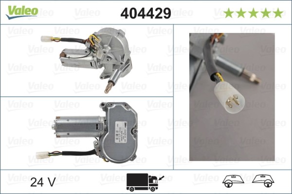 Wischermotor Original Teil Valeo 404429 24V-image