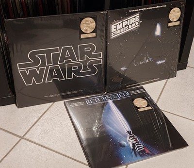 STAR WARS EPISODE 4 5 6 SOUNDTRACK GOLD LIMITED 6x LP VINYL TOP ZUSTAND