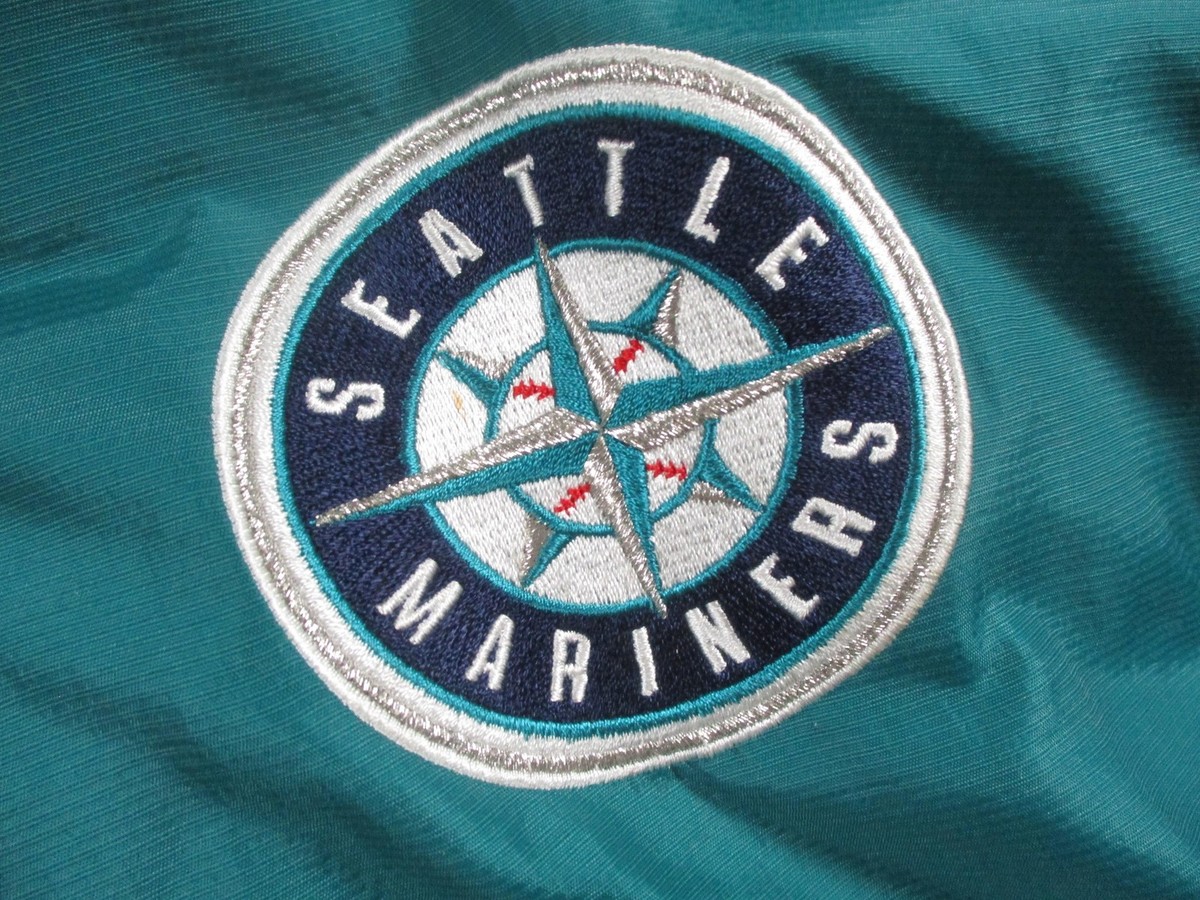 古着 90s STARTER MLB Seattle Mariners XL Vintage Starter Seattle Mariners Jacket Mens XL Teal Navy MLB