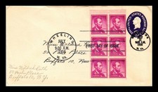 US COVER ABRAHAM LINCOLN 4C BOOKLET FIRST DAY ISSUE COMBO DUAL CANCEL