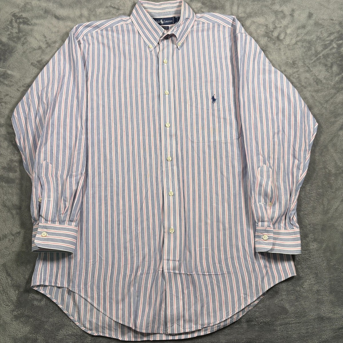 ralph lauren yarmouth dress shirt Ralph Lauren Yarmouth Sz 17 34/35 Salmon Pink