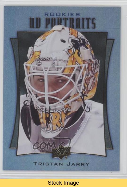2016-17 Upper Deck UD Portraits Rookie Rainbow Green Foil Tristan Jarry READ i9i
