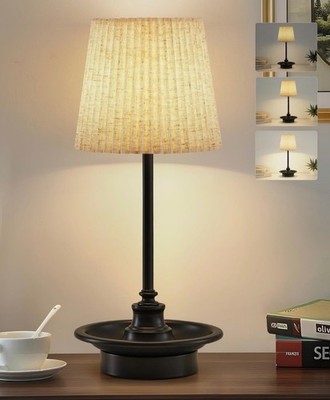 Wiederaufladbare LED Tischleuchte mit Touch Control, 3 Helligkeitsstufen, kabellos