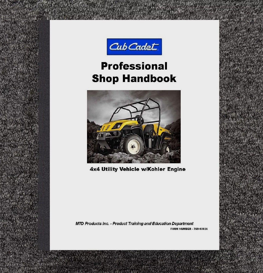 UTV Technical Workshop Service Manual Fit Cub Cadet Volunteer M466