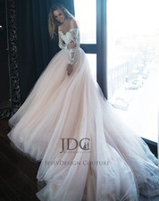 Lace Korage Wedding Dress Wedding Dress Lace Up Tailored with Soft Tulle