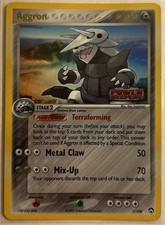 Aggron Reverse Holo Rare EX Power Keepers Stamped 1/108 Pokemon TCG NM