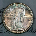 * 1919-P * NEAR+ GEM BU MS STANDING LIBERTY QUARTER * FROM ORIGINAL COLLECTION