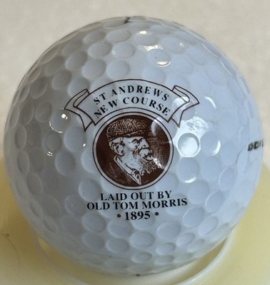 New Course St. Andrews Tom Morris Golf Course LOGO Display Golf Ball Scotland