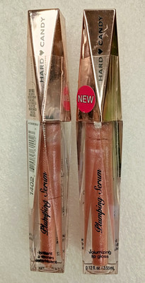 Hard Candy Plumping Serum Volumizing Lip Gloss .12 oz # 1402 Cake Walk - 2 PACK