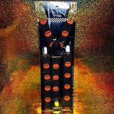 JACK-O-LANTERN SUSPENDERS Halloween costume accessory Ska Punk David S Pumpkins