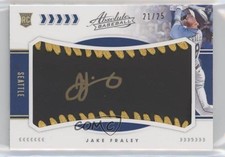 2020 Panini Absolute Black Gold 21/25 Jake Fraley #123 Auto nd3