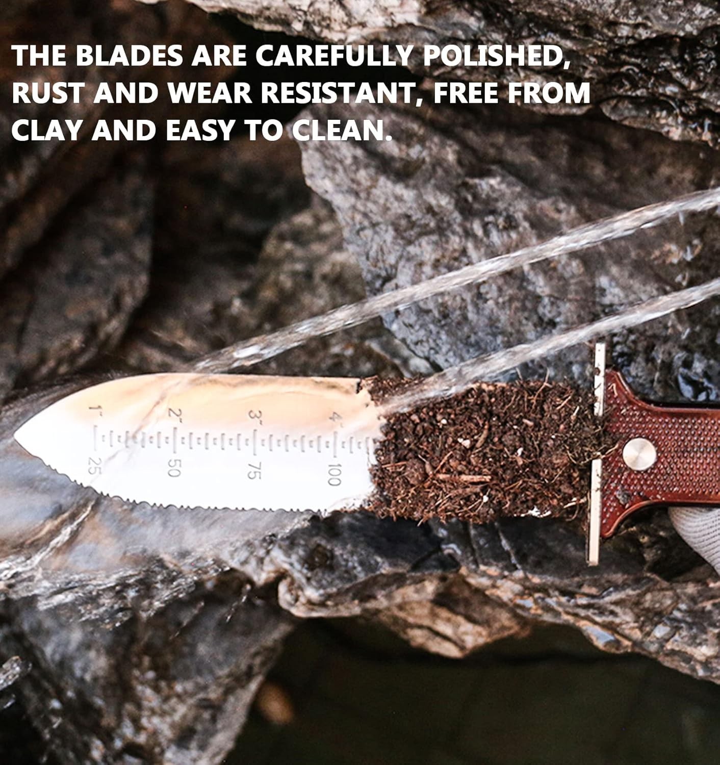 Gardening Hori Hori Garden Knife - Gardening Knife,Soil Kniver, Serrated Side We