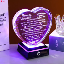 Daughter Gifts from Mom Dad Birthday Gifts for Daughter Adult to My Daughter Hea