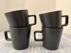 Stone & Lain Stoneware Coffee Mugs Set Of 4 Matte Grey EUC 3.5”x3.5” — photo 1