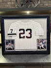 Don Mattingly Signed Yankees Jersey Framed "Donnie Baseball" + COA #7 Mantle