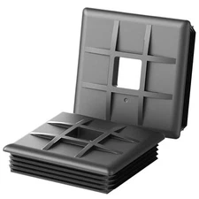 RV Bumper End Cap 2 Pack, 4” PE Camper Bumper End Cap, Easy to Install 2 pack